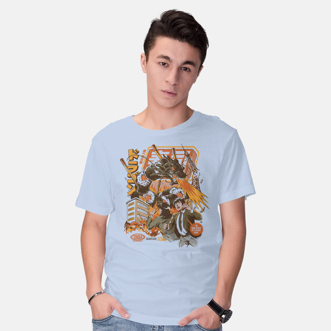 Sushi Dragon Attack-Mens-Basic-Tee-ilustrata