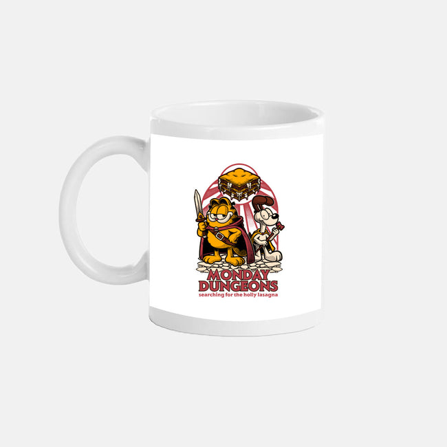 Monday Dungeons Lasagna-None-Mug-Drinkware-Studio Mootant