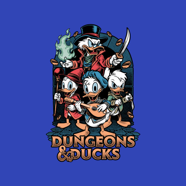 Dungeons And Ducks Cartoon-Baby-Basic-Tee-Studio Mootant