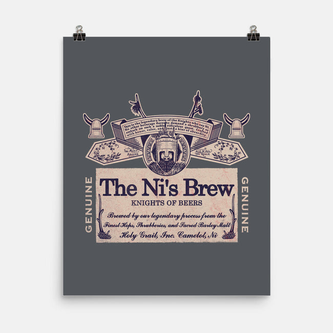 The Ni's Brew-None-Matte-Poster-NMdesign