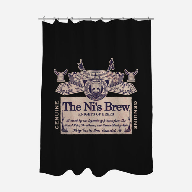 The Ni's Brew-None-Polyester-Shower Curtain-NMdesign