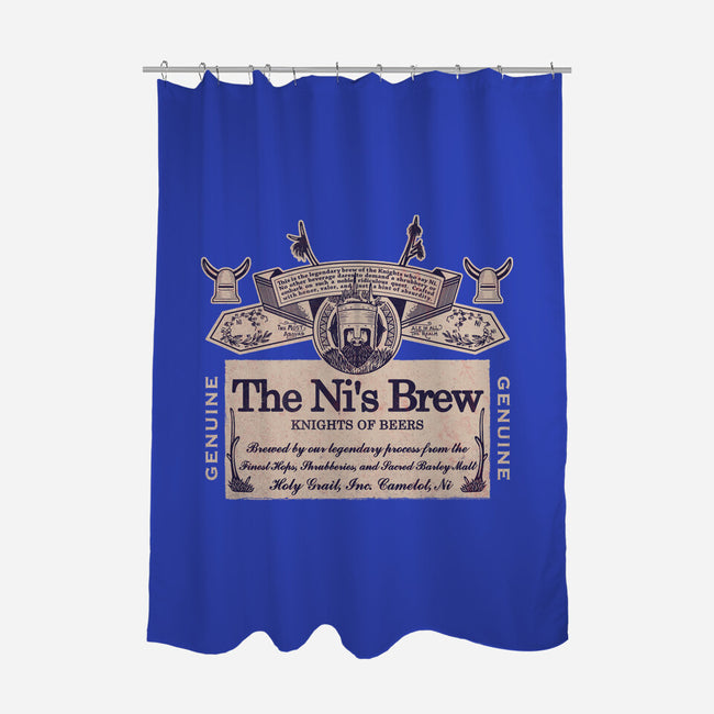 The Ni's Brew-None-Polyester-Shower Curtain-NMdesign