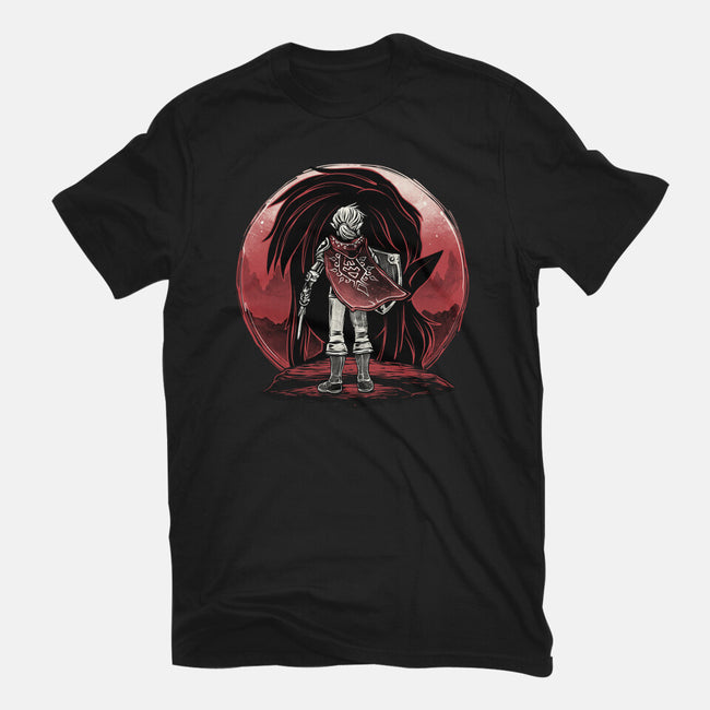 Hero And The Red Sunset-Youth-Basic-Tee-momma_gorilla