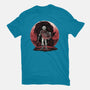 Hero And The Red Sunset-Mens-Basic-Tee-momma_gorilla