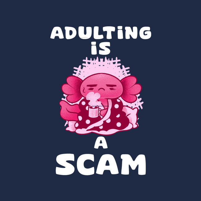 Adulting Is A Scam-Youth-Basic-Tee-FunkVampire