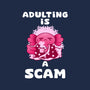 Adulting Is A Scam-Unisex-Kitchen-Apron-FunkVampire