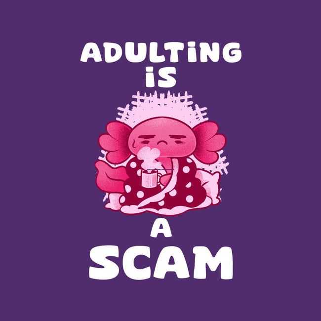 Adulting Is A Scam-None-Stretched-Canvas-FunkVampire