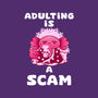 Adulting Is A Scam-None-Stretched-Canvas-FunkVampire