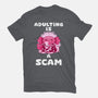 Adulting Is A Scam-Unisex-Basic-Tee-FunkVampire