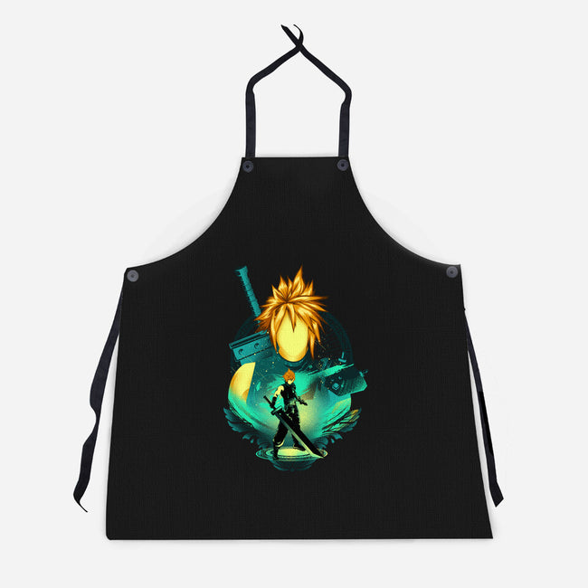 Midgar Mercenary-Unisex-Kitchen-Apron-hypertwenty