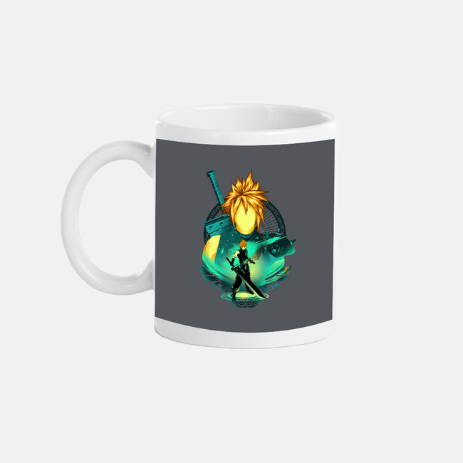 Midgar Mercenary-None-Mug-Drinkware-hypertwenty