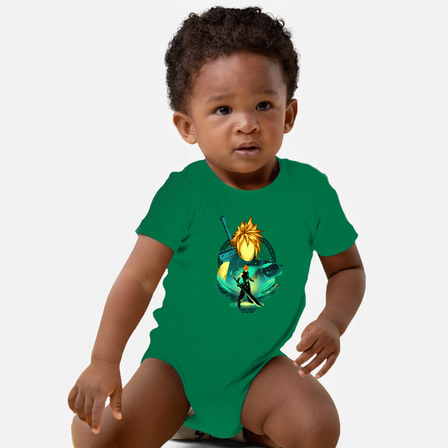 Midgar Mercenary-Baby-Basic-Onesie-hypertwenty