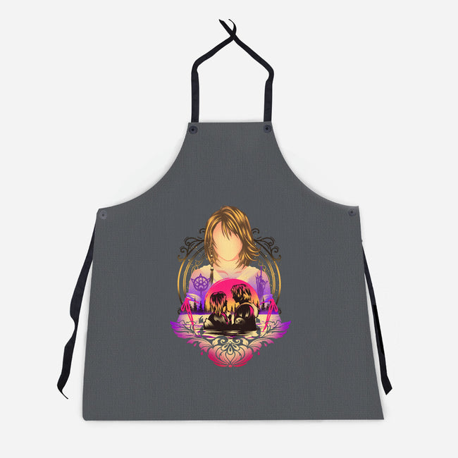 Daughter Of High Summoner-Unisex-Kitchen-Apron-hypertwenty