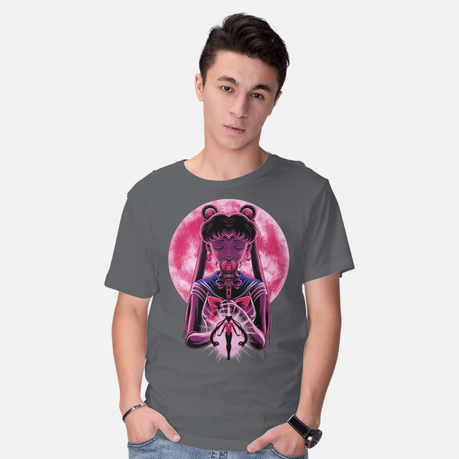 Heart Moon Wand-Mens-Basic-Tee-rmatix