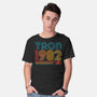 Tron 1982-Mens-Basic-Tee-rocketman_art