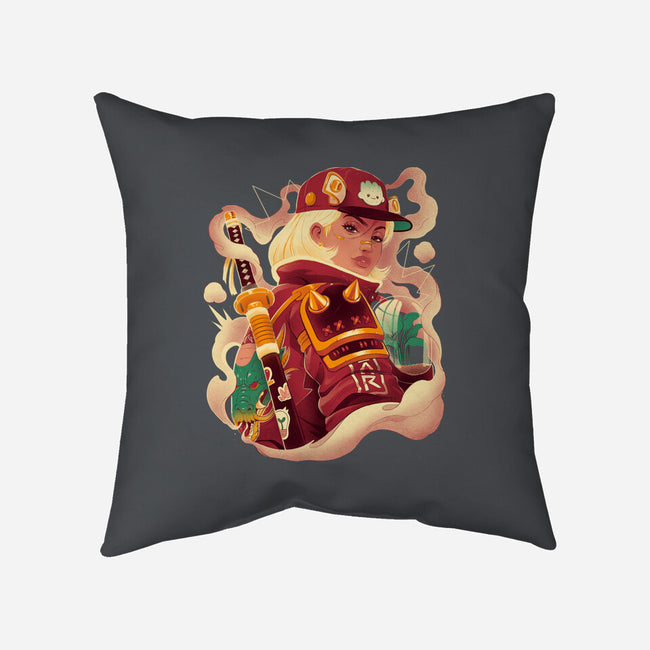 Solar Dragon-None-Removable Cover w Insert-Throw Pillow-Bruno Mota