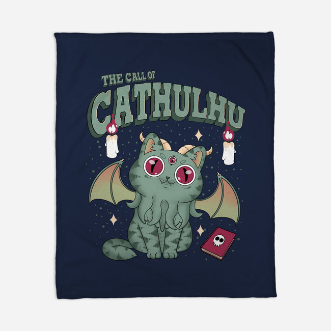 Summon Cathulhu-None-Fleece-Blanket-Tri haryadi