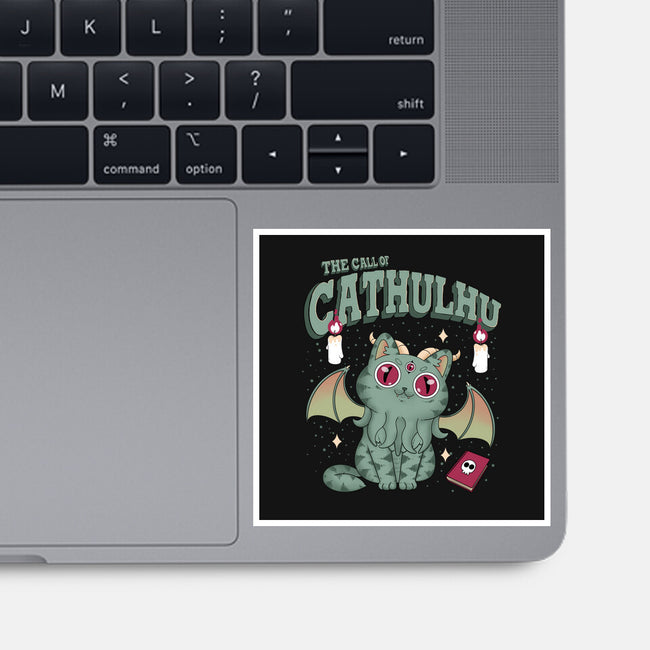 Summon Cathulhu-None-Glossy-Sticker-Tri haryadi