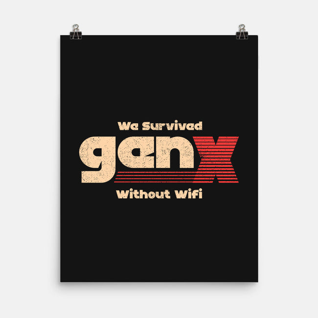 We Survived Without Wifi-None-Matte-Poster-sachpica