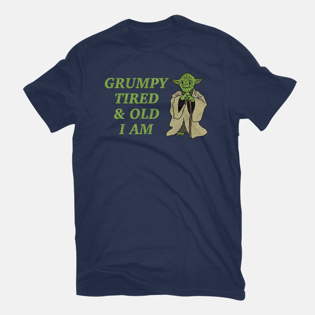 Grumpy Tired And Old-Womens-Basic-Tee-milasneeze