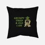 Grumpy Tired And Old-None-Removable Cover w Insert-Throw Pillow-milasneeze