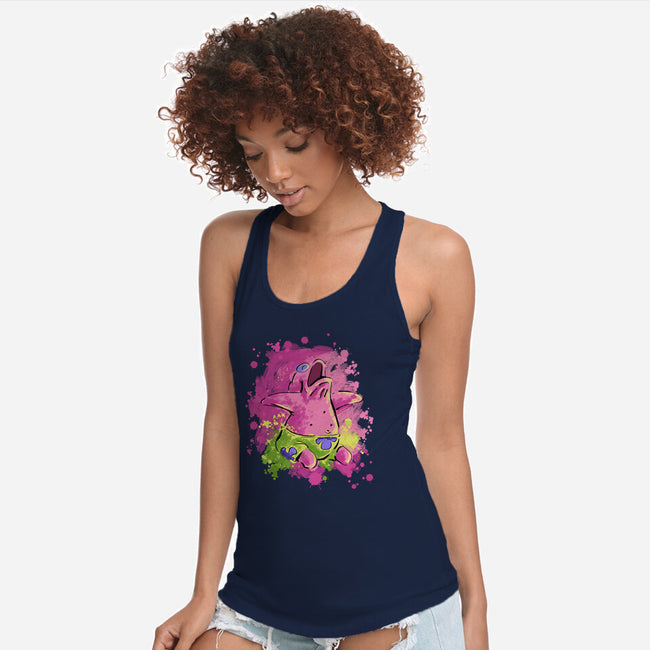 Sleeping Star-Womens-Racerback-Tank-nickzzarto