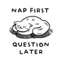 Nap First Question Later-None-Polyester-Shower Curtain-FunkVampire