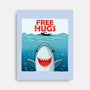 Free Shark Hugs-None-Stretched-Canvas-erion_designs