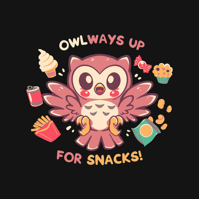 OWLways Up For Snacks-None-Removable Cover w Insert-Throw Pillow-TechraNova