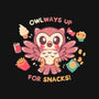 OWLways Up For Snacks-Baby-Basic-Tee-TechraNova