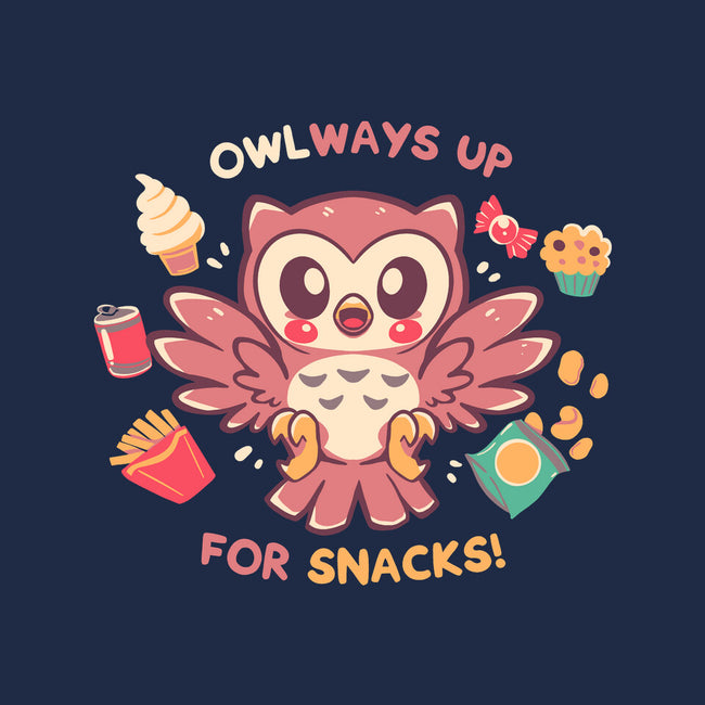 OWLways Up For Snacks-Unisex-Basic-Tee-TechraNova