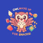 OWLways Up For Snacks-Baby-Basic-Tee-TechraNova