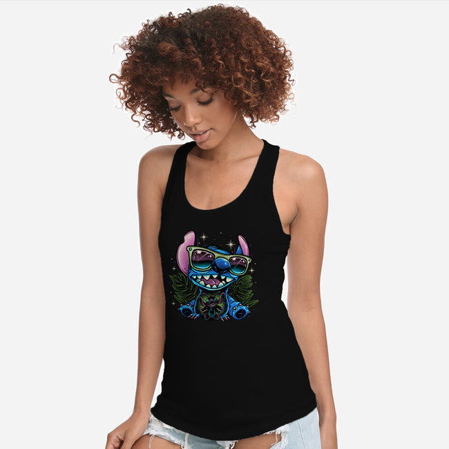 Tropical Visitor-Womens-Racerback-Tank-momma_gorilla