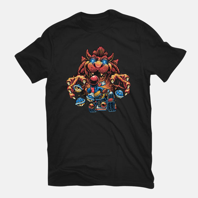 Against The Final Boss-Mens-Basic-Tee-momma_gorilla