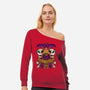 Crit Happens Sometimes-Womens-Off Shoulder-Sweatshirt-FunkVampire