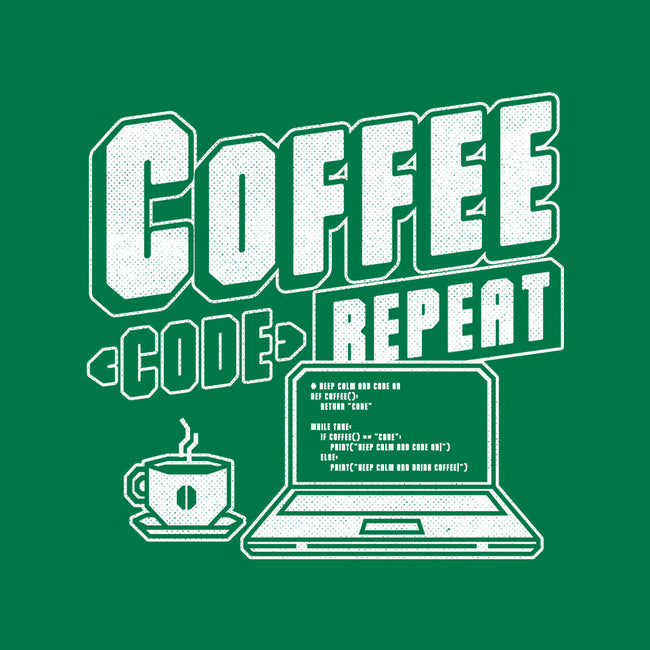 Coffee Code Repeat-None-Matte-Poster-Studio Mootant