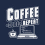 Coffee Code Repeat-Unisex-Basic-Tee-Studio Mootant