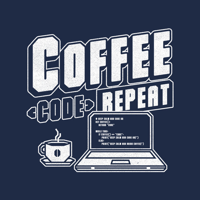 Coffee Code Repeat-Youth-Basic-Tee-Studio Mootant