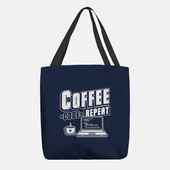 Coffee Code Repeat-None-Basic Tote-Bag-Studio Mootant