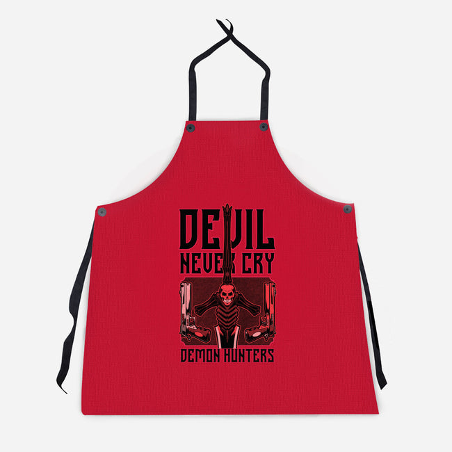 Devil Hunter Weapons-Unisex-Kitchen-Apron-Studio Mootant