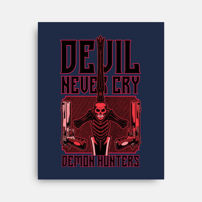 Devil Hunter Weapons-None-Stretched-Canvas-Studio Mootant