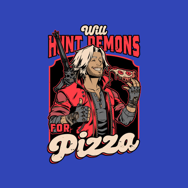 Devil Hunter Game Pizza-Womens-Basic-Tee-Studio Mootant