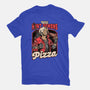 Devil Hunter Game Pizza-Mens-Basic-Tee-Studio Mootant