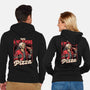 Devil Hunter Game Pizza-Unisex-Zip-Up-Sweatshirt-Studio Mootant