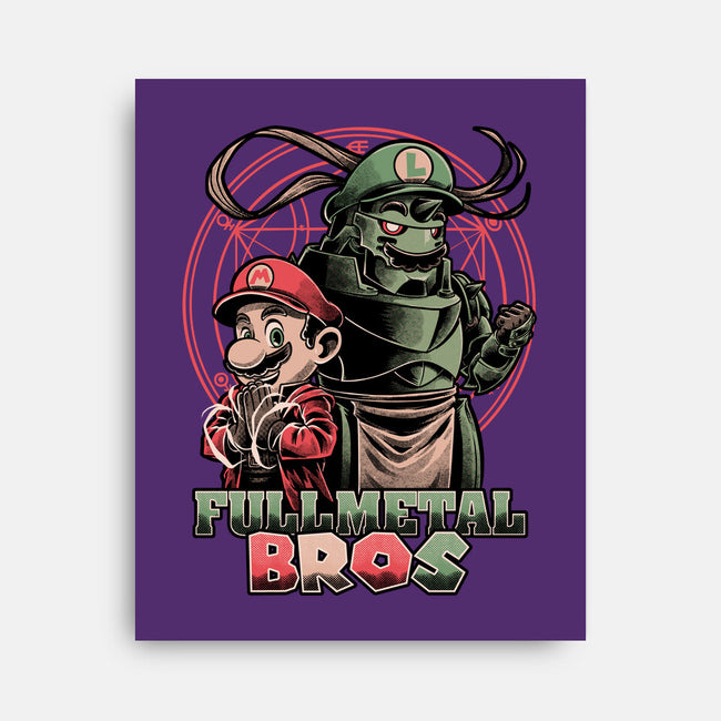 Anime Game Brothers-None-Stretched-Canvas-Studio Mootant