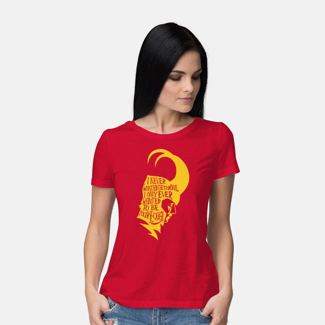 Your Equal-Womens-Basic-Tee-demonigote