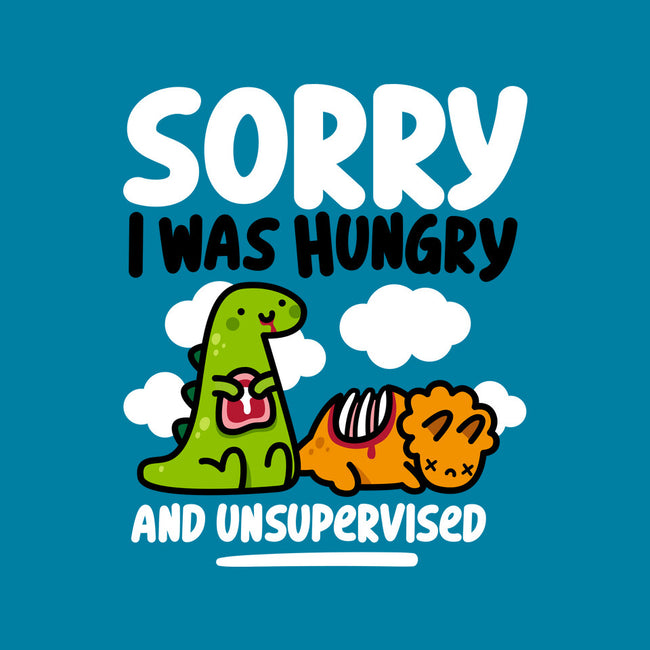 Sorry I Was Hungry-Unisex-Kitchen-Apron-demonigote