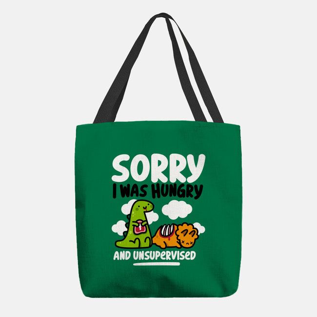 Sorry I Was Hungry-None-Basic Tote-Bag-demonigote