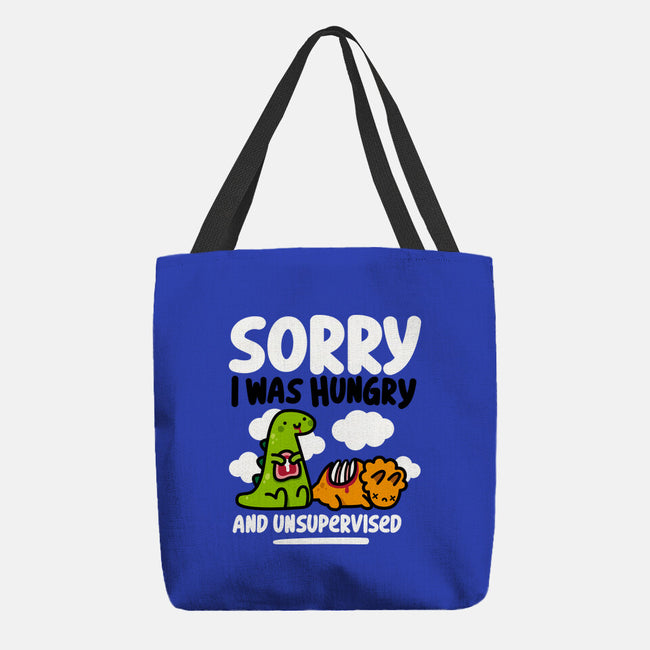 Sorry I Was Hungry-None-Basic Tote-Bag-demonigote