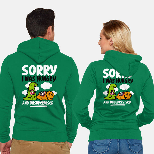 Sorry I Was Hungry-Unisex-Zip-Up-Sweatshirt-demonigote